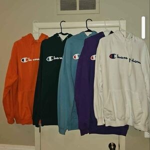Champion Men's Hooded Sweater - Multiple Colors